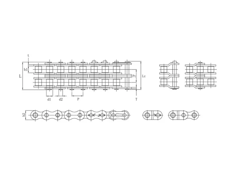 Duplex British standard roller chains.jpg